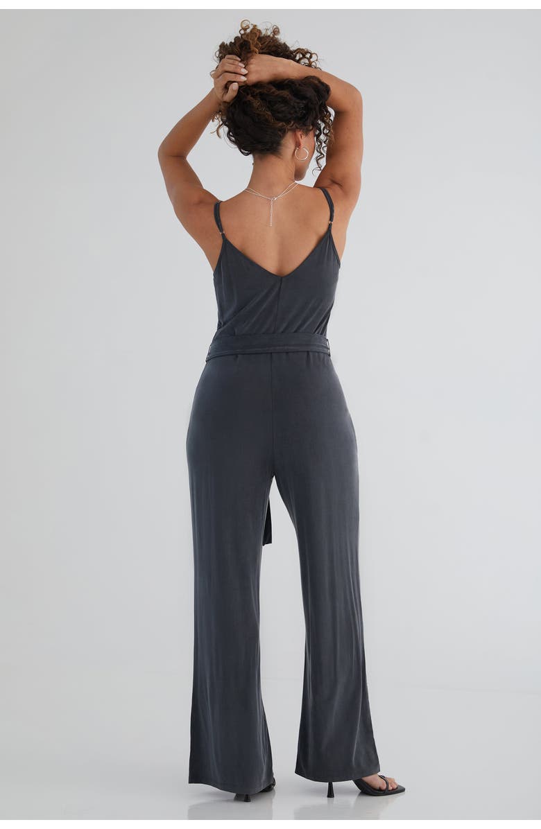 KADA The Cupro Airy Tank Jumpsuit, Alternate, color, Ink
