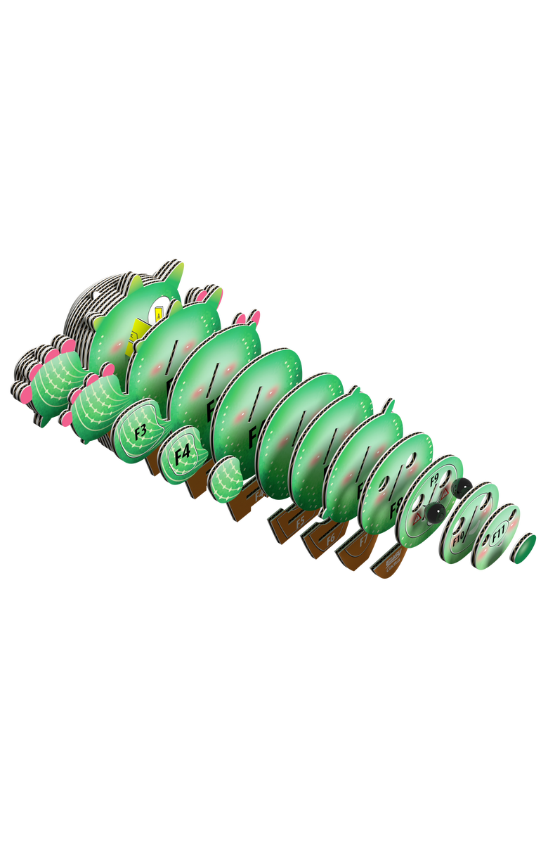 Eugy Puzzles Cactus 3D Puzzle - contains 44 puzzle pieces, Alternate, color, NO COLOR