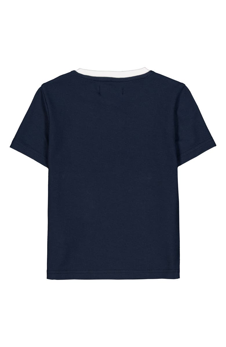 Joe's Jeans Kids' Short Sleeve Henley & Shorts Set, Alternate, color, Dark Navy