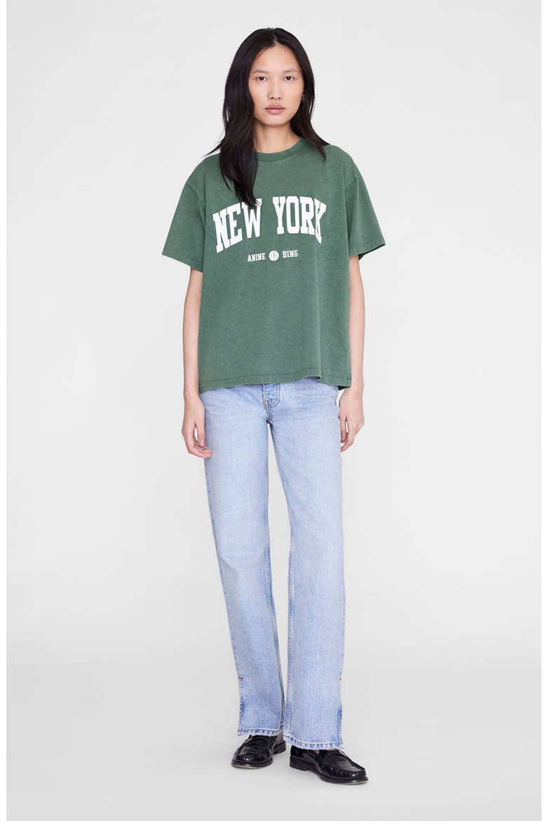 Cade New York University Tee, Main, color, Cilantro
