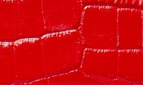 Tory Burch Small Kira Croc Texture Leather Zip Wallet