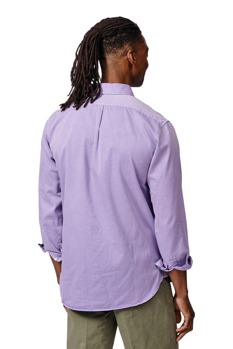 Hessle Long Sleeve Relaxed Fit Shirt, Alternate, color, Lilac