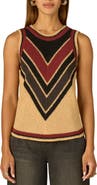 Wit & Wisdom Chevron Sleeveless Sweater