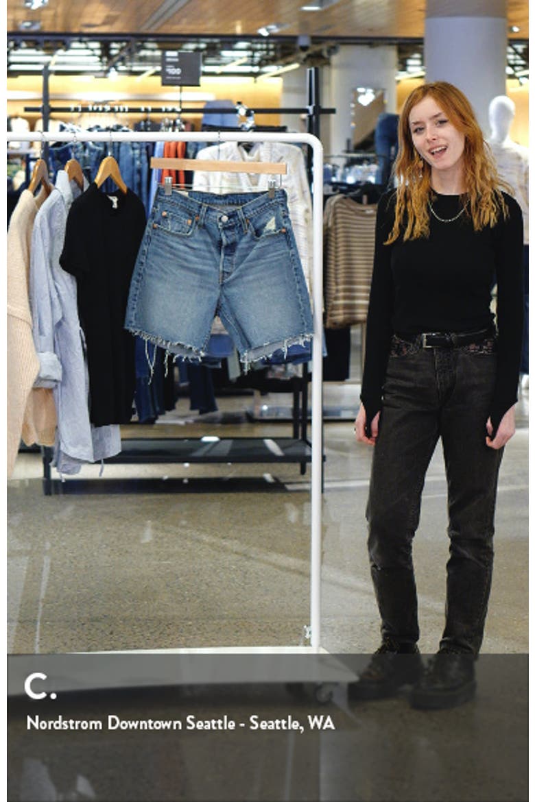 501® Mid Thigh Cutoff Denim Shorts video