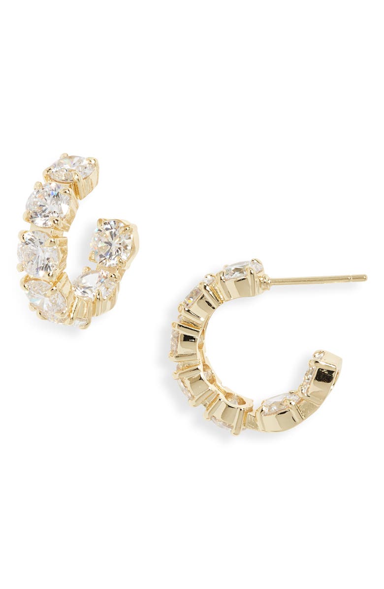 Oh She Fancy Inside Out Huggie Hoop Earrings