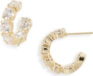 Melinda Maria Oh She Fancy Inside Out Huggie Hoop Earrings