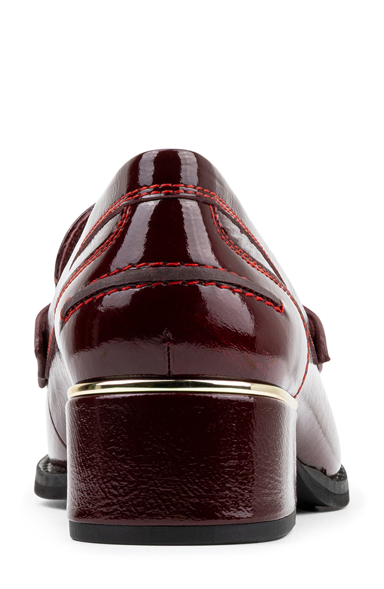 Donald Pliner Mirabel Tassel Loafer Pump, Alternate, color, Bordeaux