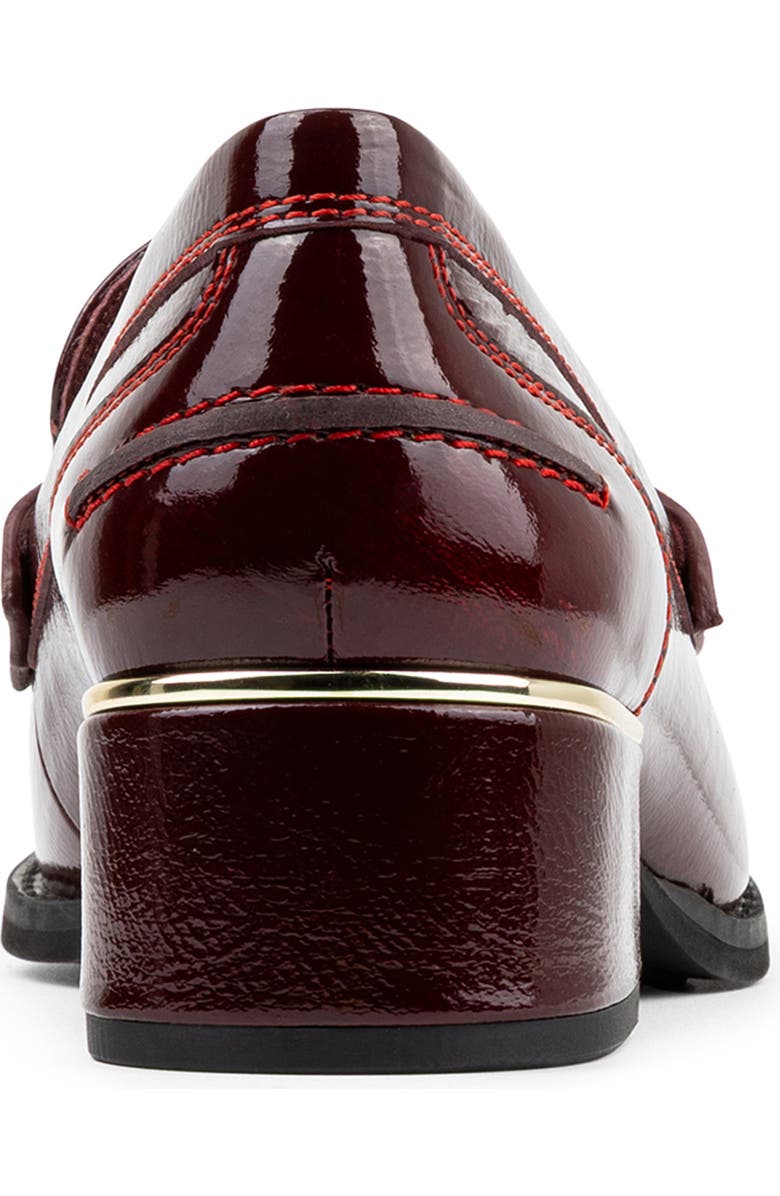 Donald Pliner Mirabel Tassel Loafer Pump, Alternate, color, Bordeaux