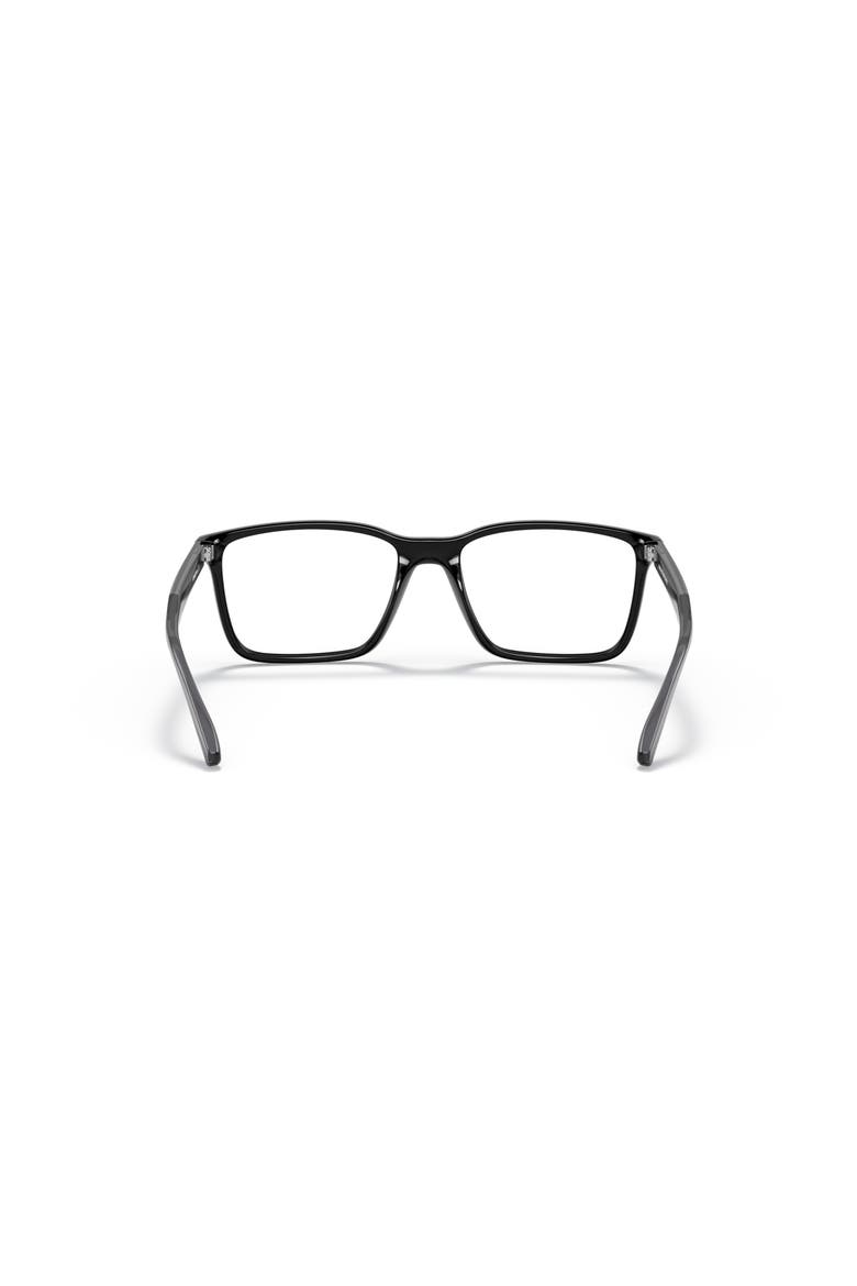 54mm Rectangle optical glasses, Alternate, color, Black