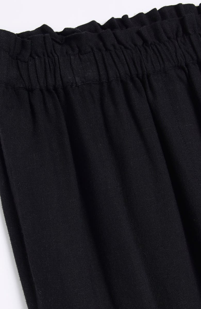 River Island Elastic Waist Wide Leg Trousers, Alternate, color, 