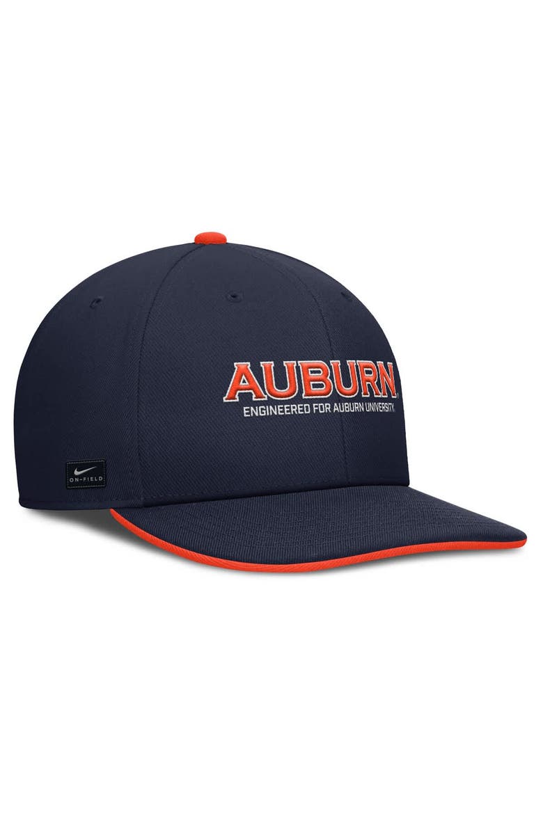 Men's Nike Navy Auburn Tigers 2025 On-Field Pro Dri-FIT Adjustable Hat, Alternate, color, Navy
