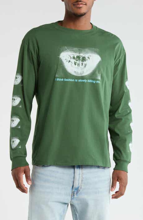 Decay Graphic Print Long Sleeve T-Shirt