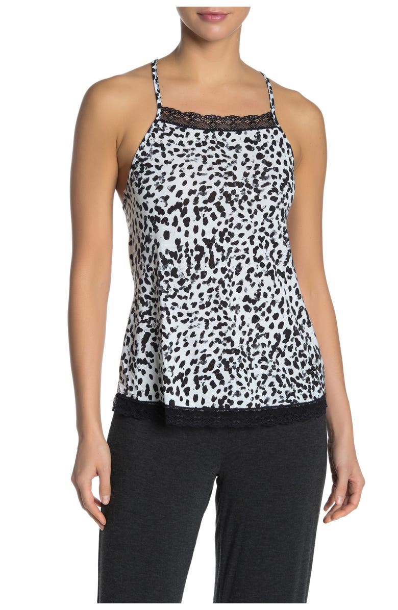 Cosabella Majestic Leopard Pajama Camisole, Main, color,