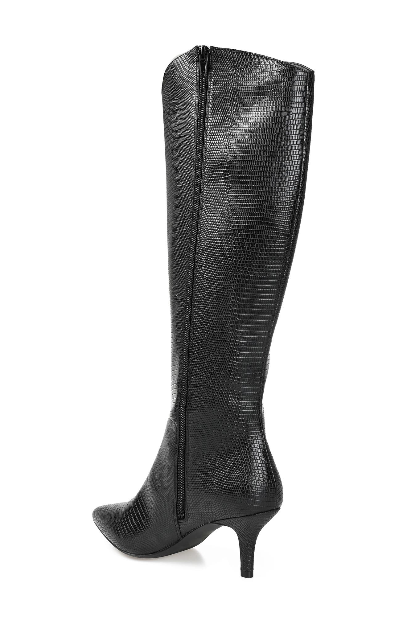 Journee Collection Estrella Vegan Leather Tall Boot, Alternate, color, 