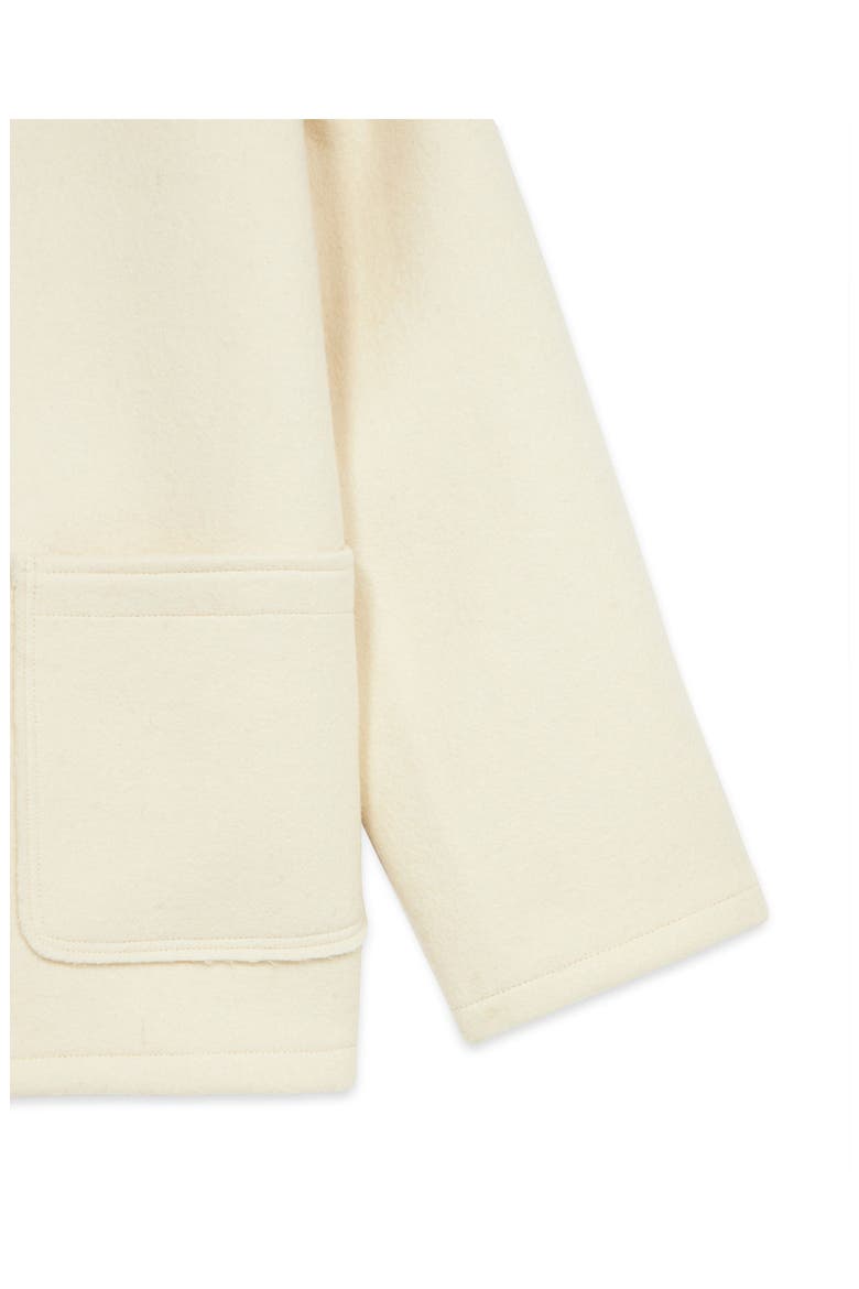 Duffle Virgin Wool Jacket, Alternate, color, OFF WHITE
