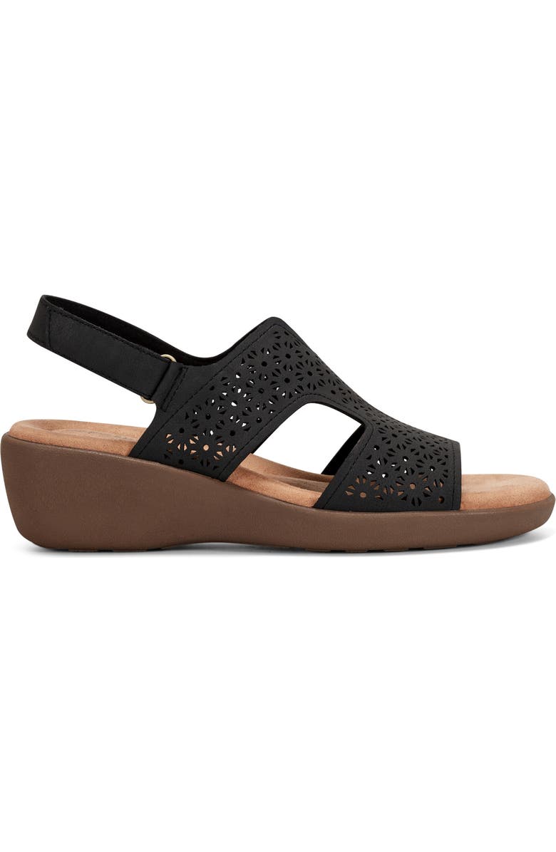 Easy Spirit Kali Laser-Cut Slingback Sandal, Alternate, color,