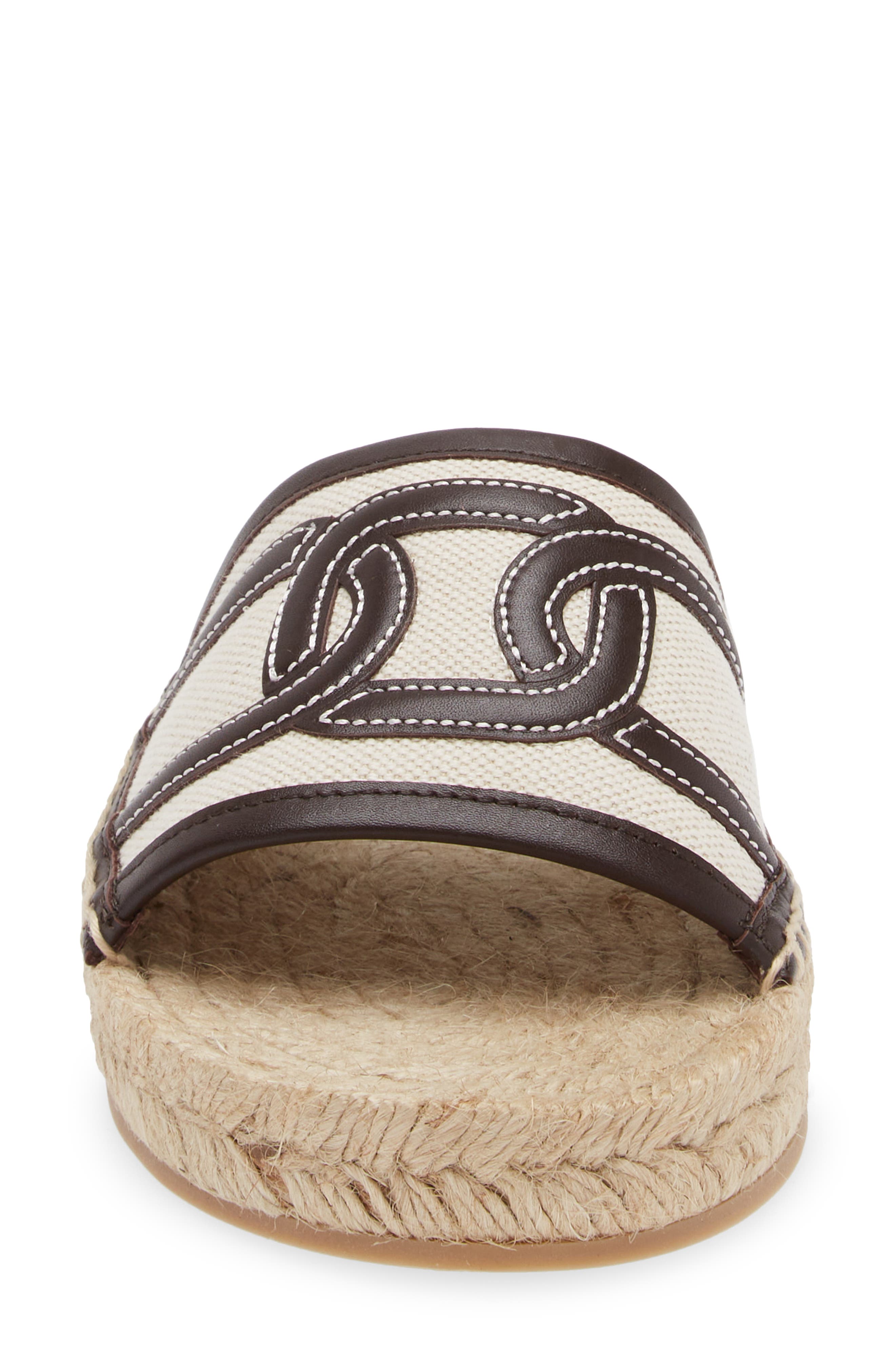 Tod's Chain Motif Sandal, Alternate, color, 