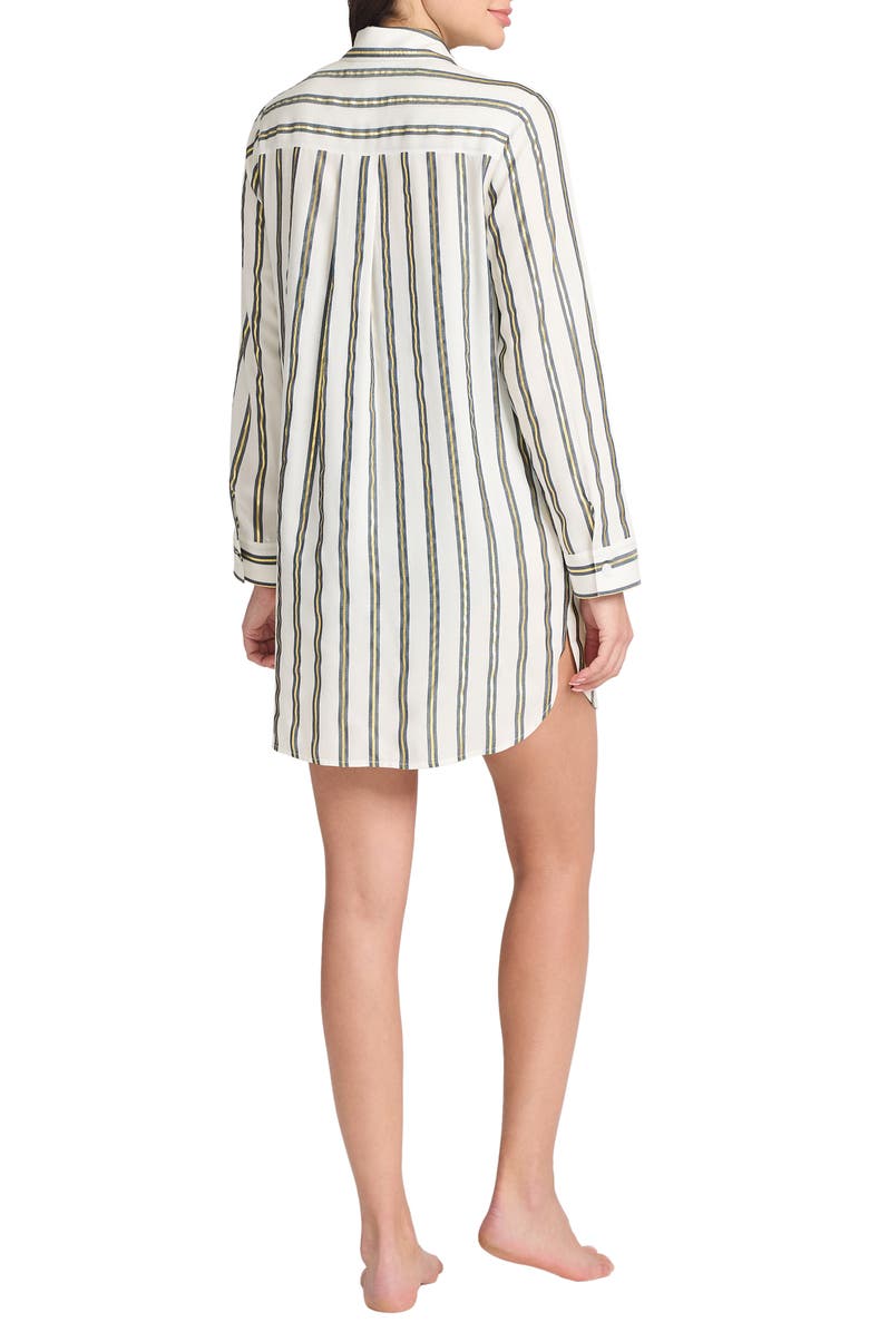 Tommy Bahama Metallic Stripe Cover-Up Tunic, Alternate, color,