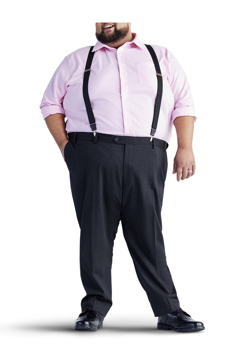 Big & Tall Y-Back Suspenders Boxed Set, Alternate, color, BLACK