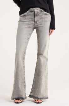 AG Low Rise Flare Leg Jeans