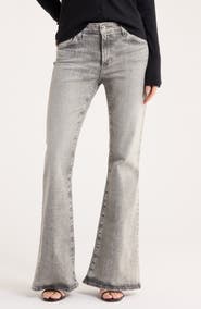 AG Low Rise Flare Leg Jeans