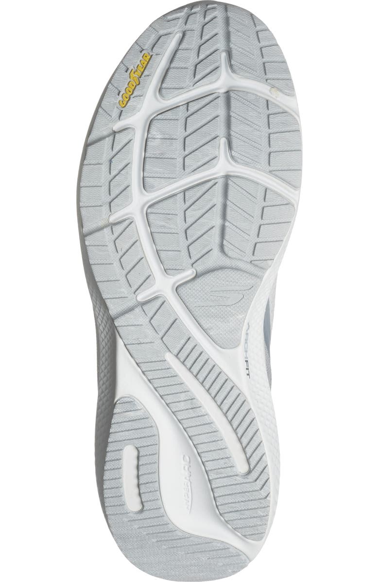 SKECHERS Go Run Pure 4 Arch Fit Running Shoe, Alternate, color, White/ Gray