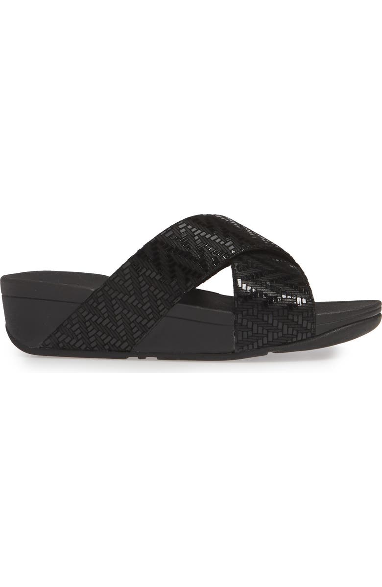 FitFlop Lulu Chevron Slide Sandal, Alternate, color,