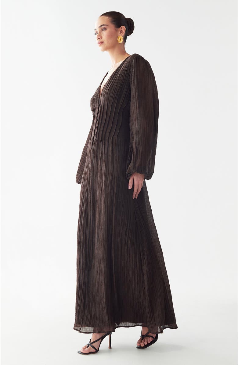 WILLA Palamino Dress, Alternate, color, Chocolate