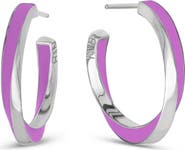Nabs And Babs Lilo Color Petite Hoops