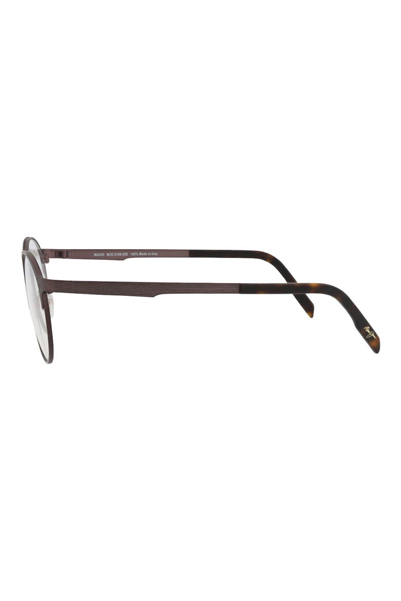 51mm Round Optical Frames, Alternate, color, BROWN BROWN TRANSPARENT