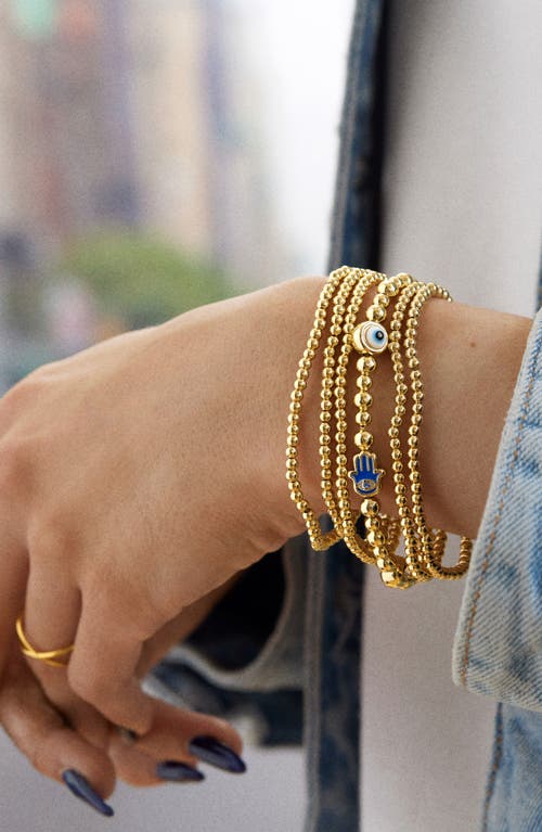 Baublebar Pisa Set Of 5 Beaded Bracelets In Gold
