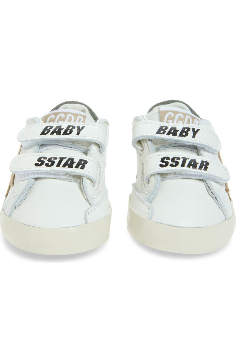 Golden Goose Baby School Sneaker, Alternate, color, White/ Beige/ Green