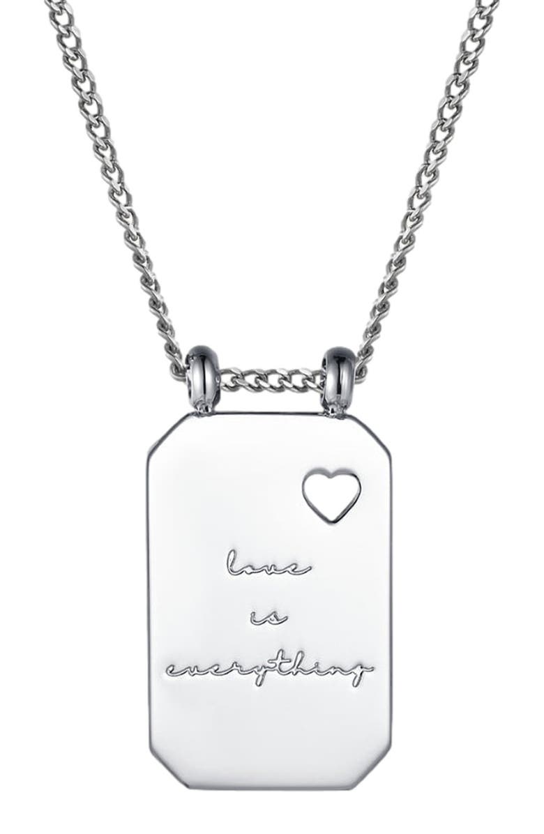 Mantra Love Is Everything - Necklace, Main, color,