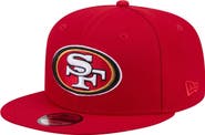New Era Men's New Era Red San Francisco 49ers 9FIFTY Snapback Hat