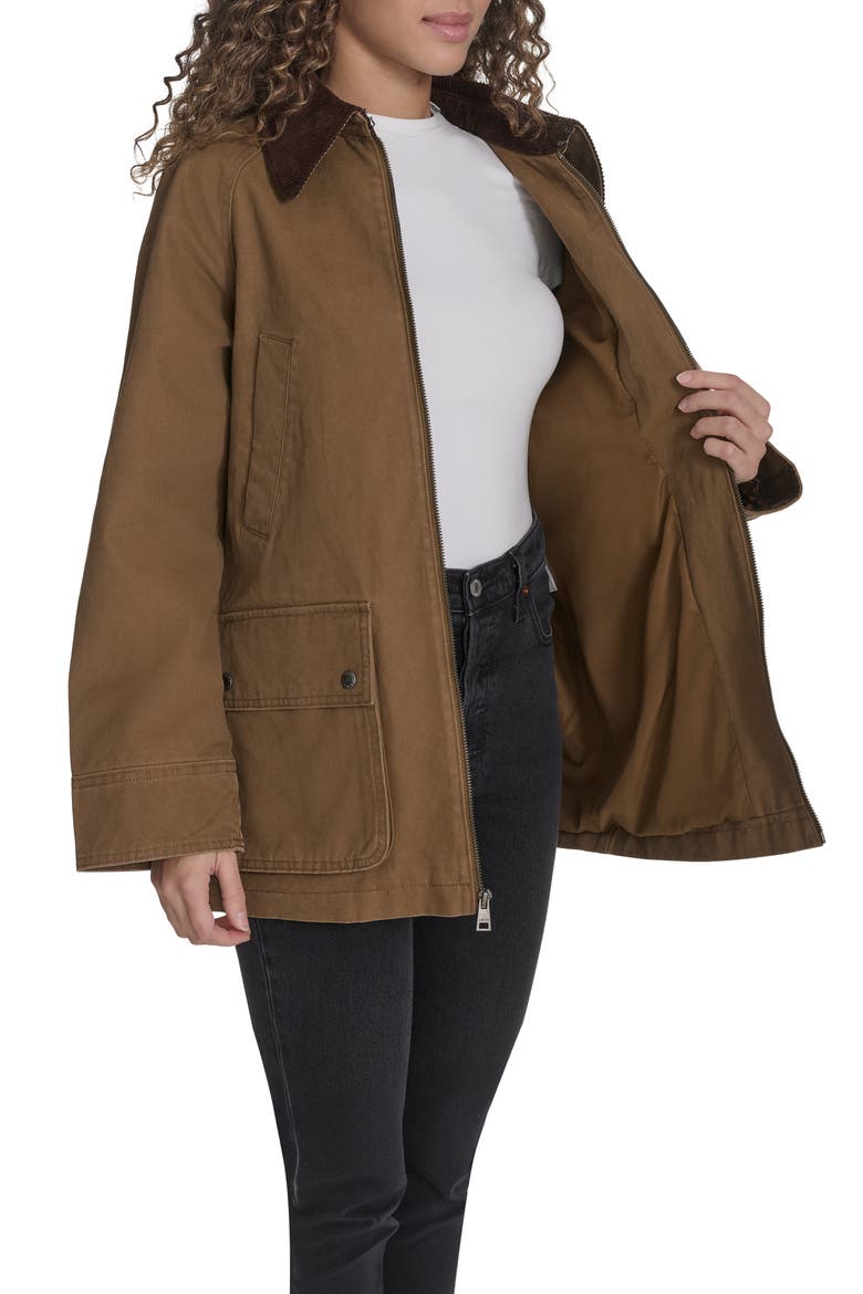 Four Pocket Barn Jacket, Alternate, color, COGNAC