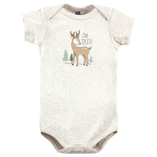 Hudson Baby Soft Cotton Bodysuit Triple Pack