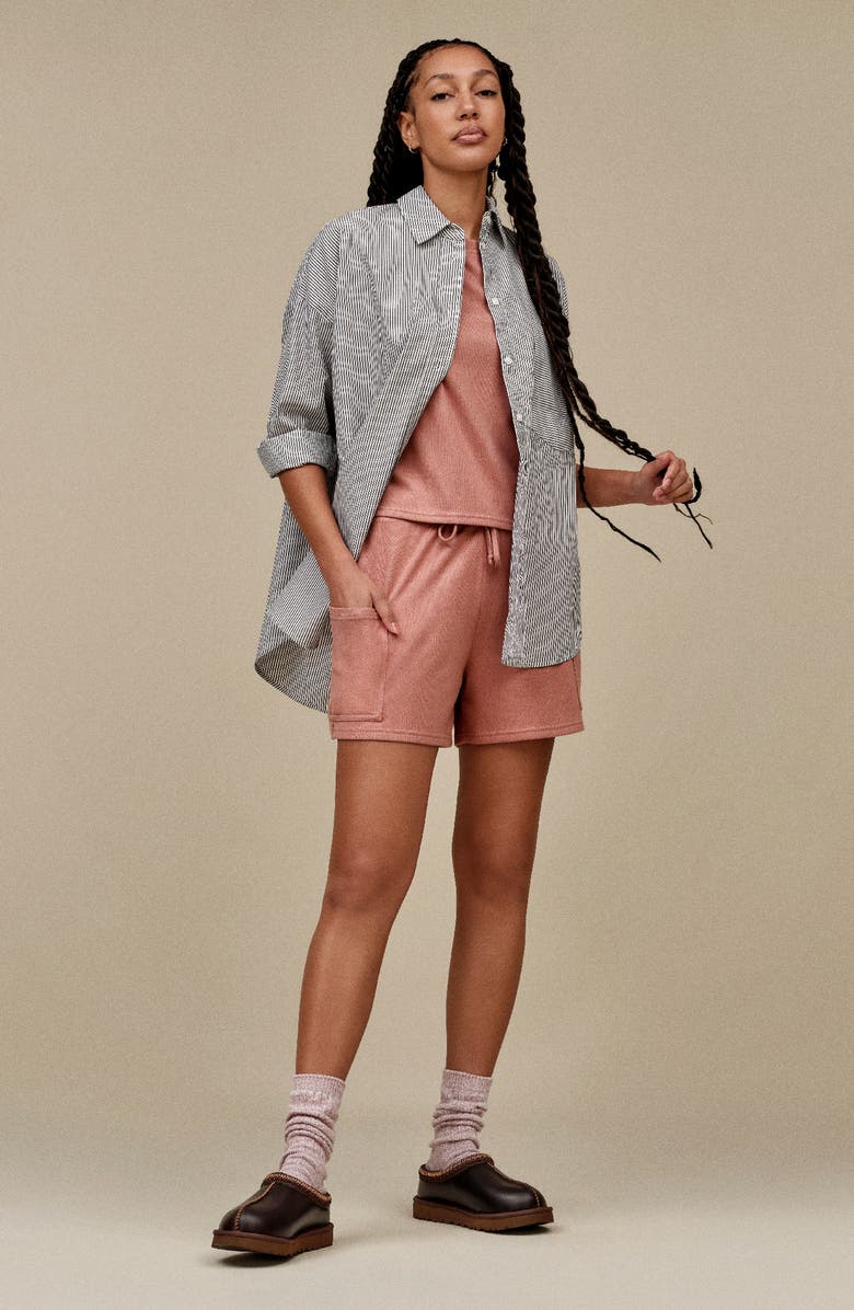 UGG<sup>®</sup> Tasman Leather Slipper, Alternate, color, Ironwood