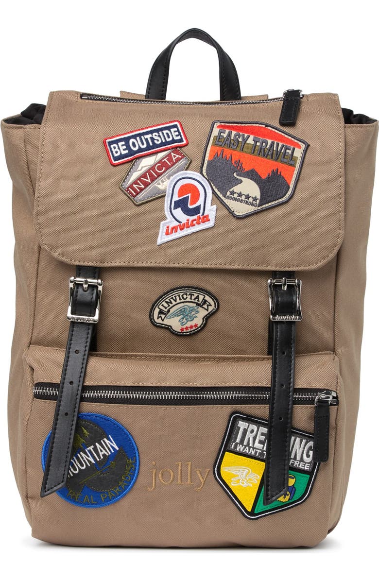 INVICTA BAGS Jolly Patch Backpack, Alternate, color,