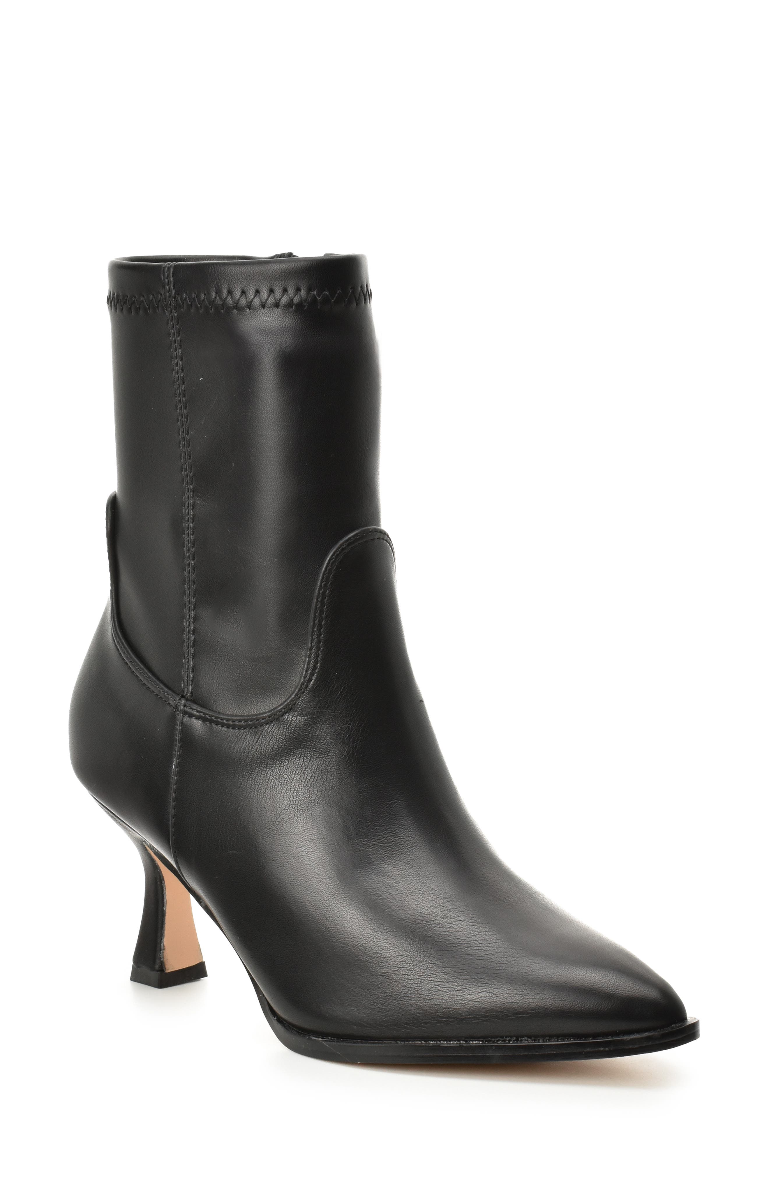 kitten heel booties