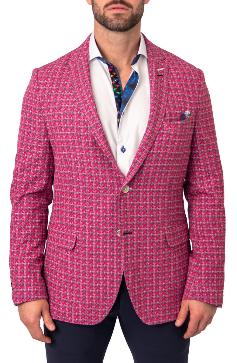Maceoo Unconstructed Herringbone Blazer, Main, color,