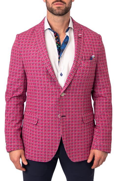Unconstructed Herringbone Blazer