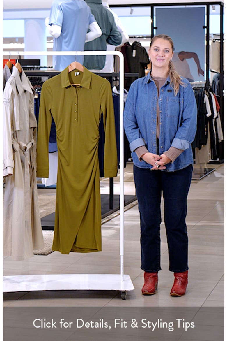 Polo Wrap Midi Dress video