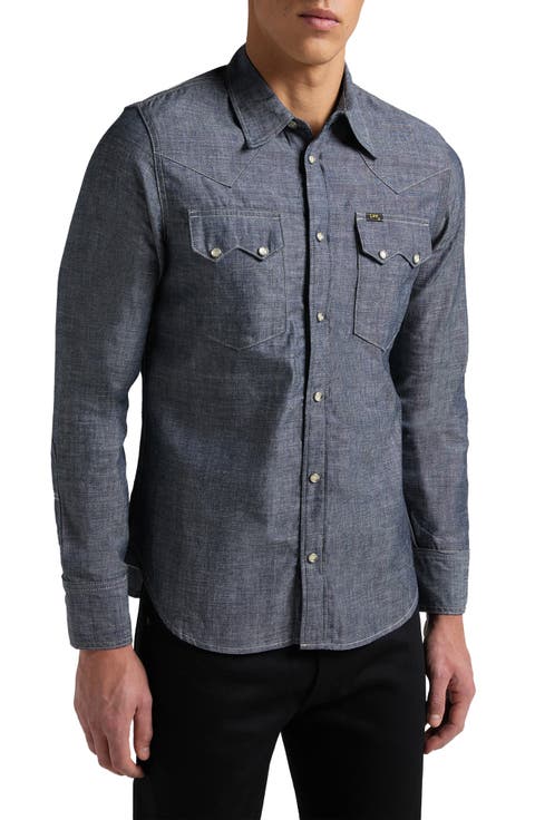 101 Western Chambray Snap-Up Shirt
