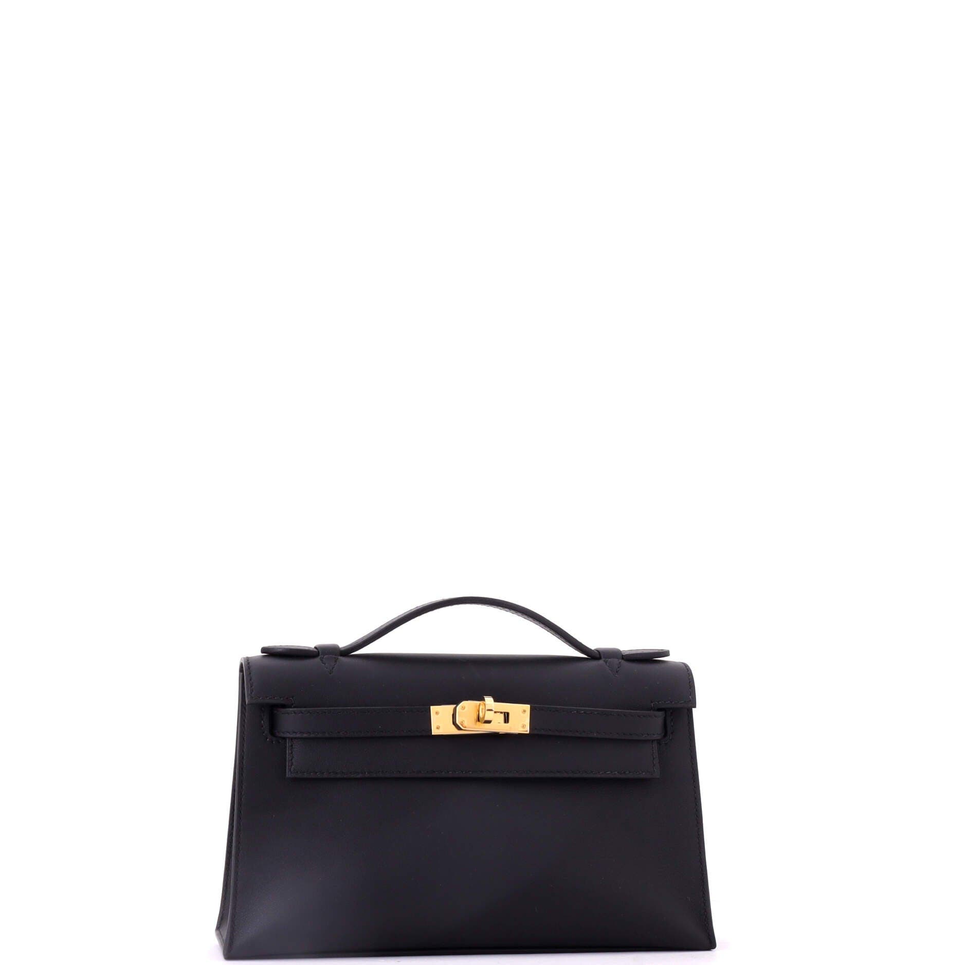 Kelly Pochette Swift, Alternate, color, Noir