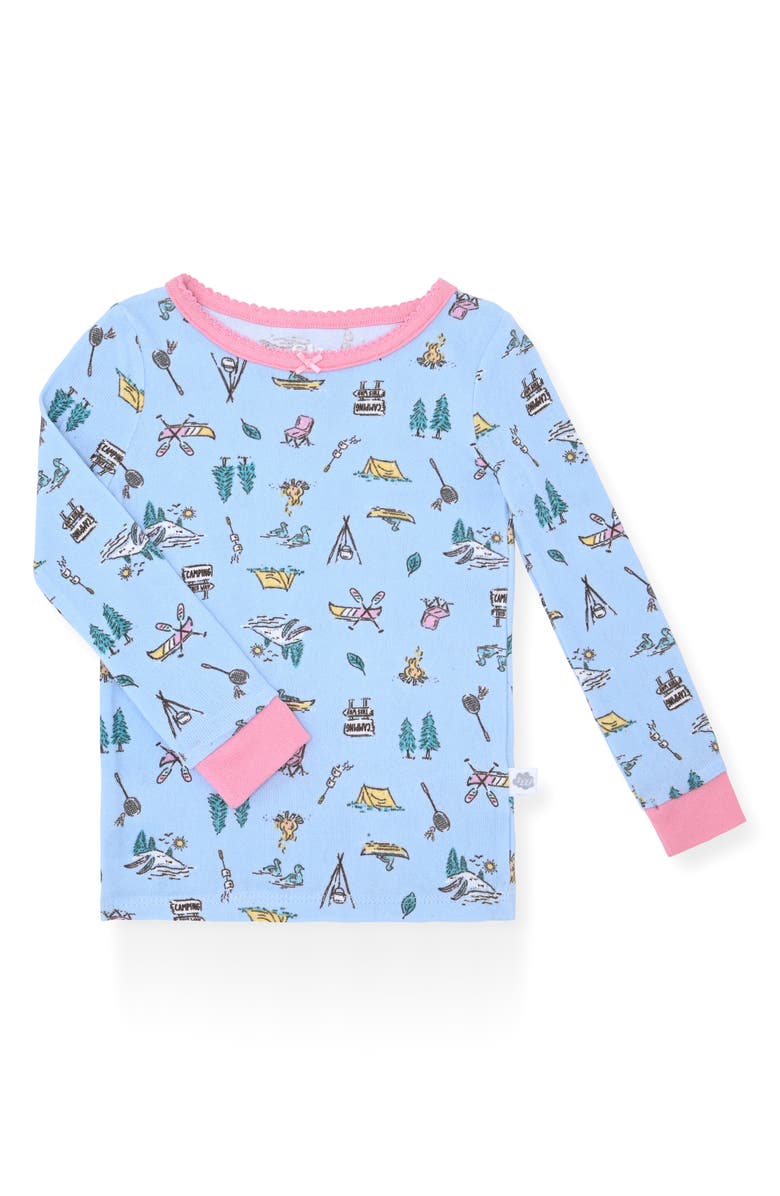 SLEEP ON IT Fitted Two-Piece Pajamas & Socks Set, Alternate, color,