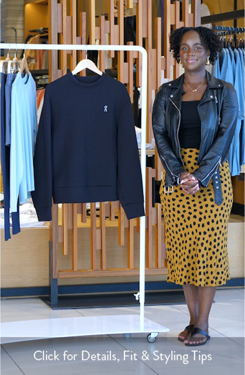 Focus Tech Crewneck Sweatshirt, sales video thumbnail