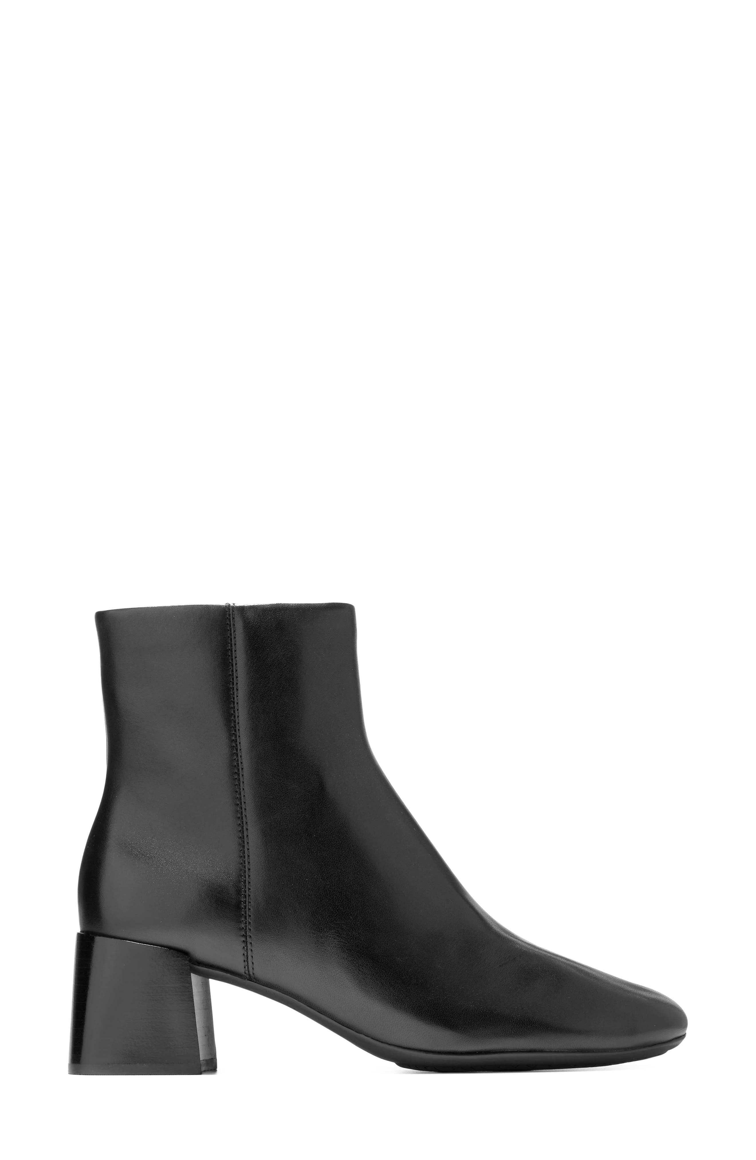 Grand Ambition Annabeth Leather Bootie, Alternate, color, BLACK SUEDE