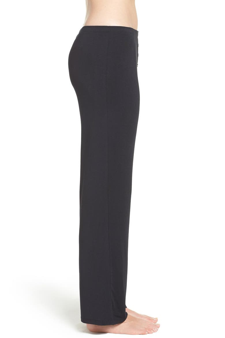 Jersey Pajama Pants, Alternate, color, BLACK