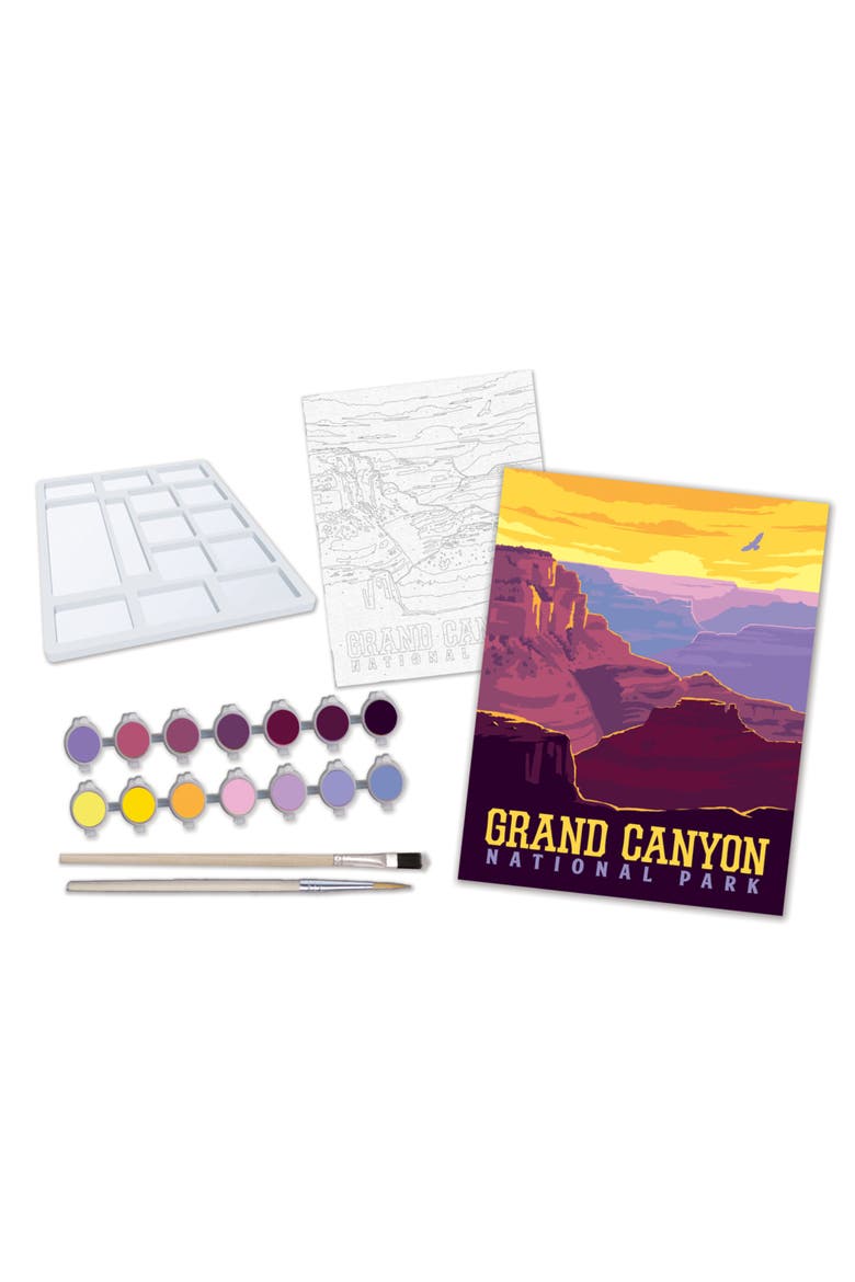 Grand Canyon Paint by Number, Alternate, color, Multicolor