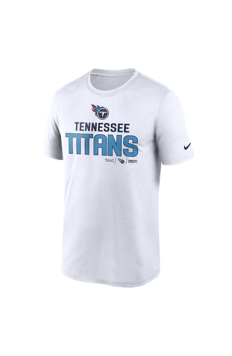 Nike Men's Nike White Tennessee Titans Legend Community Performance T-Shirt, Alternate, color, White